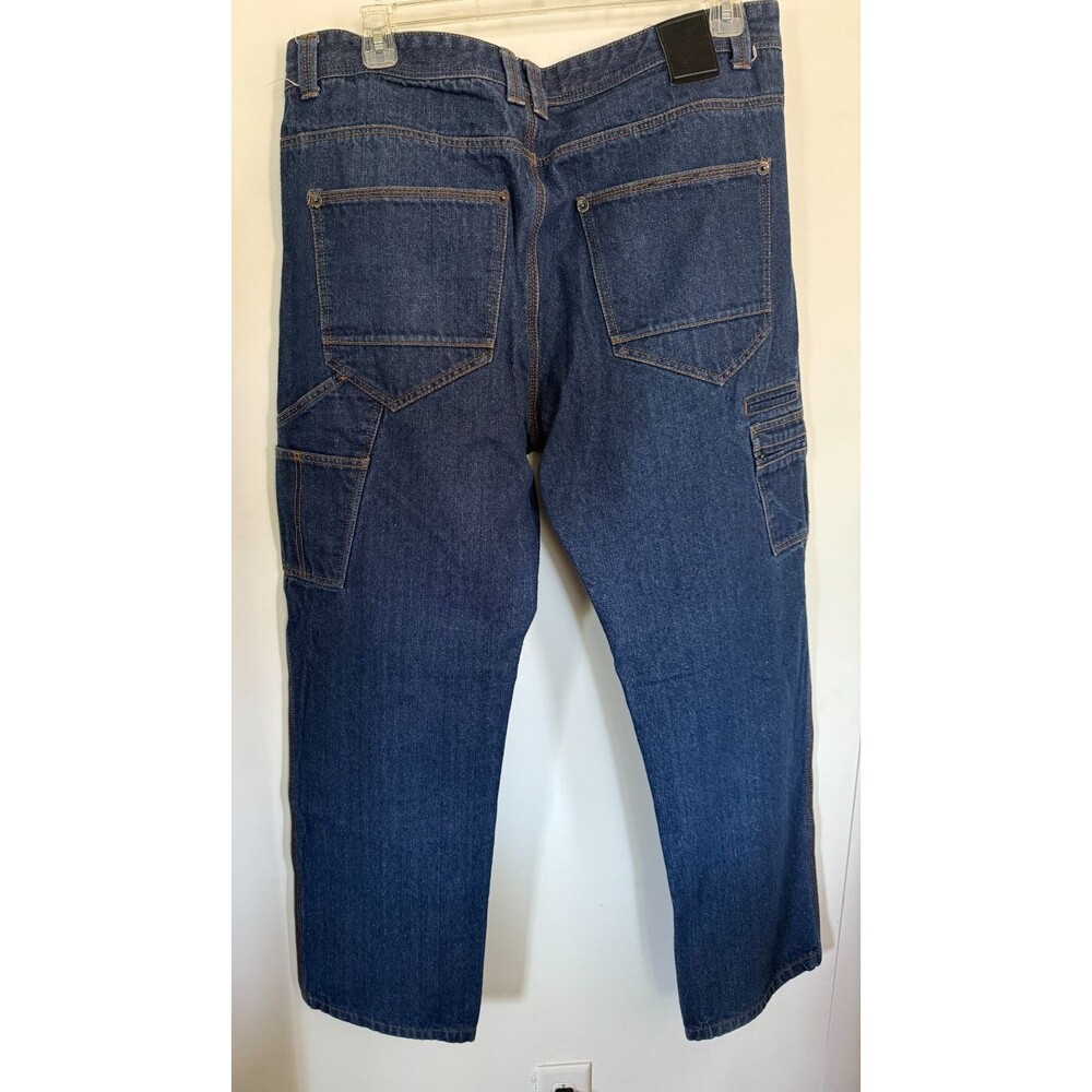 ?Vtg Southpole Jens Mens 40x32 Blue Carpenter Baggy Skater 90s Rap Urban ?Y2K